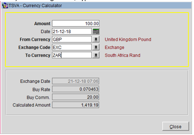 OPERA v5 PMS: How To Complete Foreign Currency Exchange