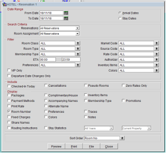 OPERA v5 PMS: How to Email & Export Reports