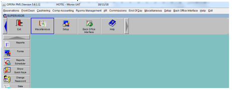 OPERA v5 PMS: How to Email & Export Reports